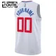 Camiseta LA Clippers Personalizada Association Edition Blanco Swingman para Niño