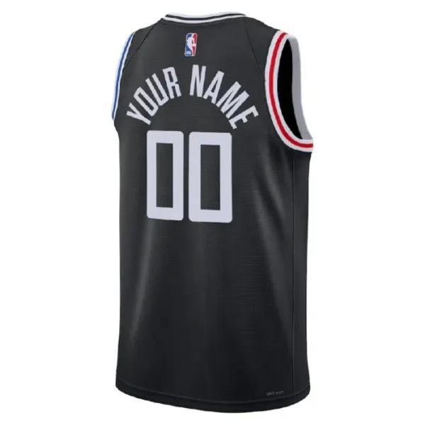 Camiseta LA Clippers Personalizada City Edition 2022-23 Negro Swingman para Hombre