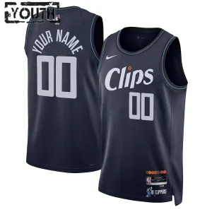 Camiseta LA Clippers Personalizada City Edition 2023-24 Swingman para Niño