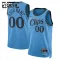 Camiseta LA Clippers Personalizada City Edition 2024-25 Azul Swingman para Niño