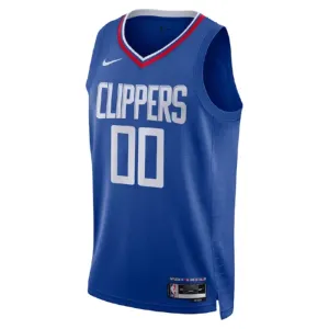 Camiseta LA Clippers Personalizada Icon Edition Azul Swingman para Hombre
