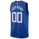 Camiseta LA Clippers Personalizada Icon Edition Azul Swingman para Hombre