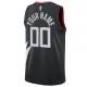 Camiseta LA Clippers Personalizada Statement Edition Negro Swingman para Hombre