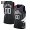 Camiseta LA Clippers Personalizada Statement Edition Negro Swingman para Niño