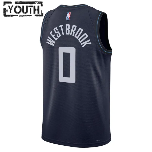 Camiseta LA Clippers Russell Westbrook City Edition 2023-24 Swingman para Niño