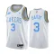 Camiseta Los Angeles Lakers Anthony Davis 3 Classic Edition 2022-23 Blanco Swingman para Hombre