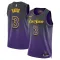 Camiseta Los Angeles Lakers Anthony Davis City Edition 2024-25 Púrpura Swingman para Hombre