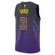 Camiseta Los Angeles Lakers Anthony Davis City Edition 2024-25 Púrpura Swingman para Hombre