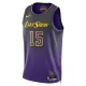 Camiseta Los Angeles Lakers Austin Reaves City Edition 2024-25 Púrpura Swingman para Hombre