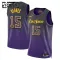 Camiseta Los Angeles Lakers Austin Reaves City Edition 2024-25 Púrpura Swingman para Niño