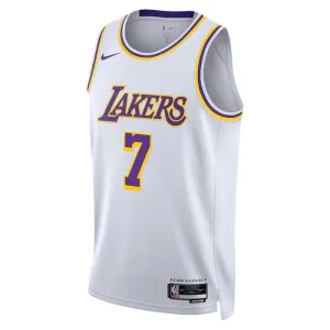 Camiseta Los Angeles Lakers Carmelo Anthony 7 Association Edition Blanco Swingman para Hombre