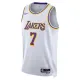 Camiseta Los Angeles Lakers Carmelo Anthony 7 Association Edition Blanco Swingman para Hombre