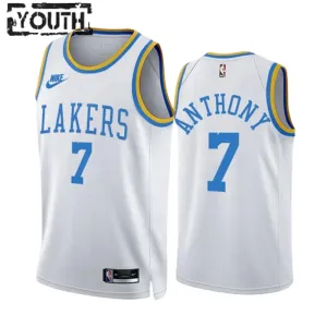 Camiseta Los Angeles Lakers Carmelo Anthony 7 Classic Edition 2022-23 Blanco Swingman para Niño
