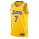 Camiseta Los Angeles Lakers Carmelo Anthony 7 Icon Edition Oro Swingman para Hombre