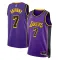 Camiseta Los Angeles Lakers Carmelo Anthony 7 Statement Edition Púrpura Swingman para Hombre