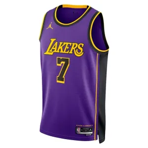 Camiseta Los Angeles Lakers Carmelo Anthony 7 Statement Edition Púrpura Swingman para Hombre