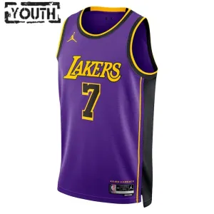 Camiseta Los Angeles Lakers Carmelo Anthony 7 Statement Edition Púrpura Swingman para Niño