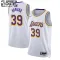 Camiseta Los Angeles Lakers Dwight Howard 39 Association Edition Blanco Swingman para Niño