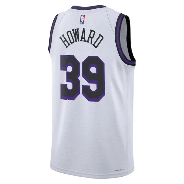 Camiseta Los Angeles Lakers Dwight Howard 39 City Edition 2022-23 Blanco Swingman para Hombre