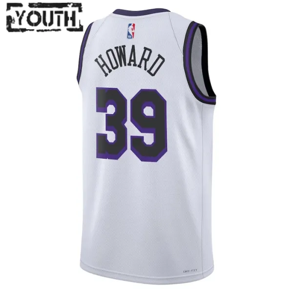 Camiseta Los Angeles Lakers Dwight Howard 39 City Edition 2022-23 Blanco Swingman para Niño