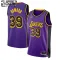 Camiseta Los Angeles Lakers Dwight Howard 39 Statement Edition Púrpura Swingman para Niño