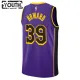 Camiseta Los Angeles Lakers Dwight Howard 39 Statement Edition Púrpura Swingman para Niño