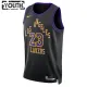 Camiseta Los Angeles Lakers Lebron James City Edition 2023-24 Negro Swingman para Niño