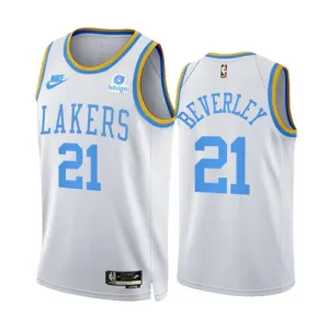 Camiseta Los Angeles Lakers Patrick Beverley 21 Classic Edition 2022-23 Blanco Swingman para Hombre Camiseta Los Angeles Lakers Patrick Beverley 21 Classic Edition 2022-23 Blanco Swingman para Hombre
