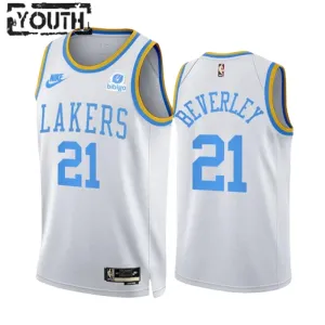 Camiseta Los Angeles Lakers Patrick Beverley 21 Classic Edition 2022-23 Blanco Swingman para Niño Camiseta Los Angeles Lakers Patrick Beverley 21 Classic Edition 2022-23 Blanco Swingman para Niño