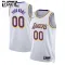 Camiseta Los Angeles Lakers Personalizada Icon Edition Blanco Swingman para Niño