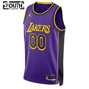 Camiseta Los Angeles Lakers Personalizada Statement Edition Azul Swingman para Niño