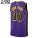 Camiseta Los Angeles Lakers Personalizada Statement Edition Azul Swingman para Niño