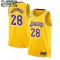 Camiseta Los Angeles Lakers Rui Hachimura 28 Icon Edition Oro Swingman para Niño