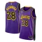 Camiseta Los Angeles Lakers Rui Hachimura 28 Statement Edition Púrpura Swingman para Hombre