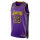 Camiseta Los Angeles Lakers Rui Hachimura 28 Statement Edition Púrpura Swingman para Hombre