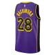 Camiseta Los Angeles Lakers Rui Hachimura 28 Statement Edition Púrpura Swingman para Hombre