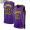 Camiseta Los Angeles Lakers Rui Hachimura 28 Statement Edition Púrpura Swingman para Niño