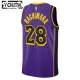 Camiseta Los Angeles Lakers Rui Hachimura 28 Statement Edition Púrpura Swingman para Niño