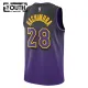 Camiseta Los Angeles Lakers Rui Hachimura City Edition 2024-25 Púrpura Swingman para Niño
