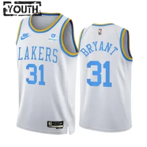 Camiseta Los Angeles Lakers Thomas Bryant 31 Classic Edition 2022-23 Blanco Swingman para Niño Camiseta Los Angeles Lakers Thomas Bryant 31 Classic Edition 2022-23 Blanco Swingman para Niño