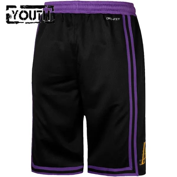 Pantalones Los Angeles Lakers City Edition 2023-24 Swingman para Niño