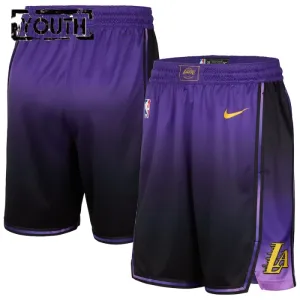 Pantalones Los Angeles Lakers City Edition 2024-25 Swingman para Niño Pantalones Los Angeles Lakers City Edition 2024-25 Swingman para Niño
