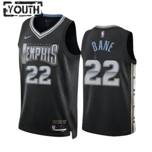 Camiseta Memphis Grizzlies Desmond Bane 22 City Edition 2022-23 Negro Swingman para Niño Camiseta Memphis Grizzlies Desmond Bane 22 City Edition 2022-23 Negro Swingman para Niño