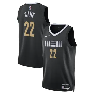 Camiseta Memphis Grizzlies Desmond Bane City Edition 2023-24 Negro Swingman para Hombre