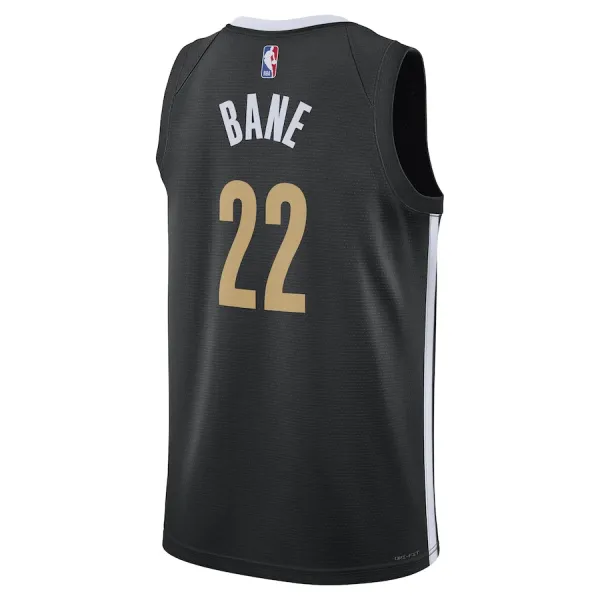 Camiseta Memphis Grizzlies Desmond Bane City Edition 2023-24 Negro Swingman para Hombre