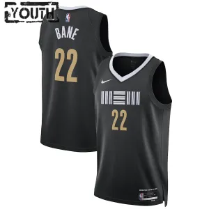 Camiseta Memphis Grizzlies Desmond Bane City Edition 2023-24 Negro Swingman para Niño