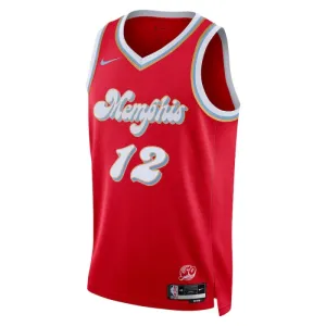 Camiseta Memphis Grizzlies Ja Morant City Edition 2024-25 Rojo Swingman para Hombre