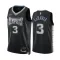 Camiseta Memphis Grizzlies Jake Laravia 3 City Edition 2022-23 Negro Swingman para Hombre