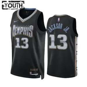 Camiseta Memphis Grizzlies Jaren Jackson JR 13 City Edition 2022-23 Negro Swingman para Niño Camiseta Memphis Grizzlies Jaren Jackson JR 13 City Edition 2022-23 Negro Swingman para Niño