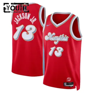 Camiseta Memphis Grizzlies Jaren Jackson JR City Edition 2024-25 Rojo Swingman para Niño Camiseta Memphis Grizzlies Jaren Jackson JR City Edition 2024-25 Rojo Swingman para Niño